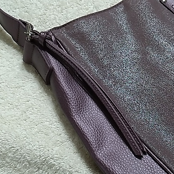 CK purple tote purse - Picture 3 of 8